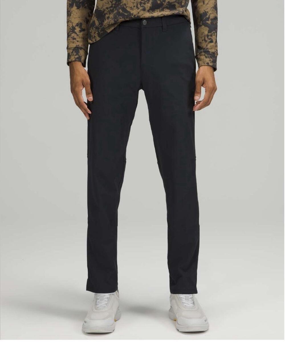 Lululemon Commission Pant Slim Warpstreme 31" x 33" Obsidian Black Business Pant